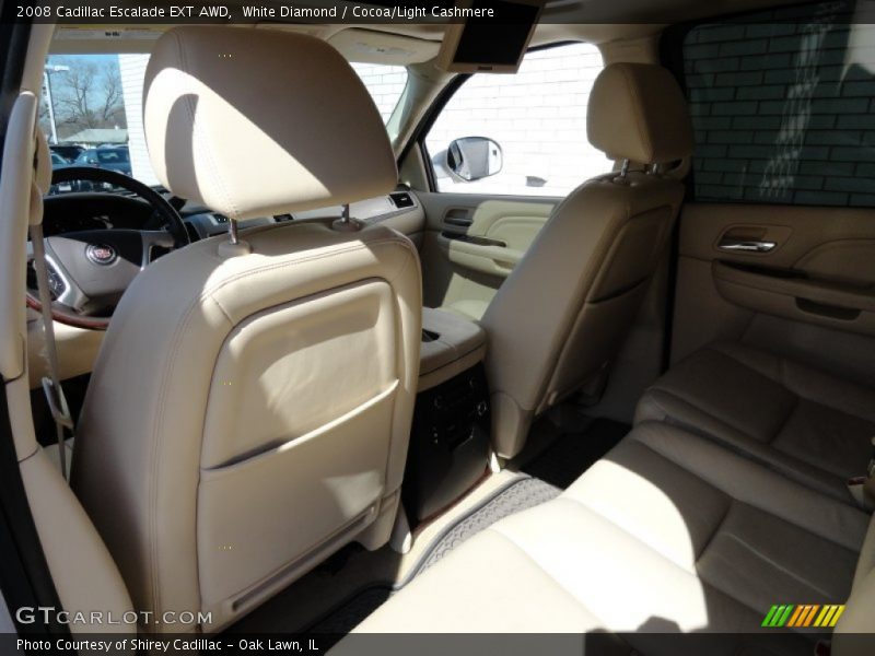 White Diamond / Cocoa/Light Cashmere 2008 Cadillac Escalade EXT AWD