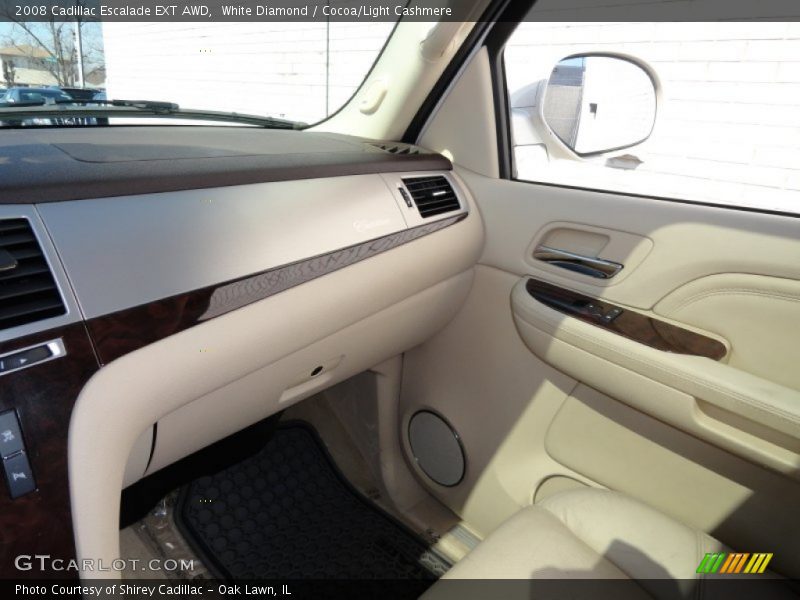 White Diamond / Cocoa/Light Cashmere 2008 Cadillac Escalade EXT AWD