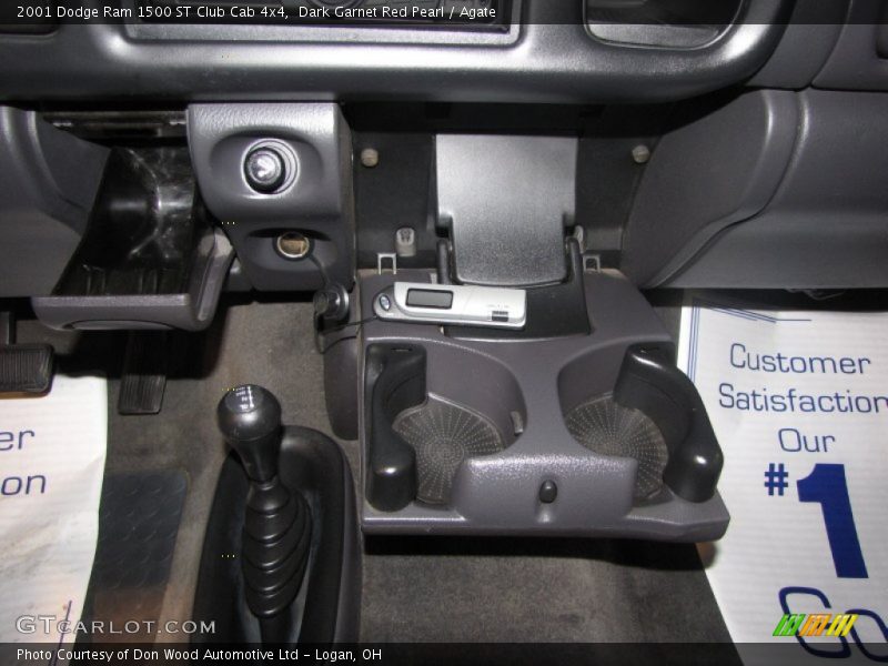 Dark Garnet Red Pearl / Agate 2001 Dodge Ram 1500 ST Club Cab 4x4
