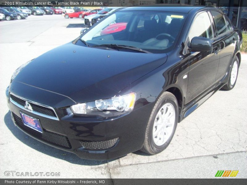 Tarmac Black Pearl / Black 2011 Mitsubishi Lancer ES