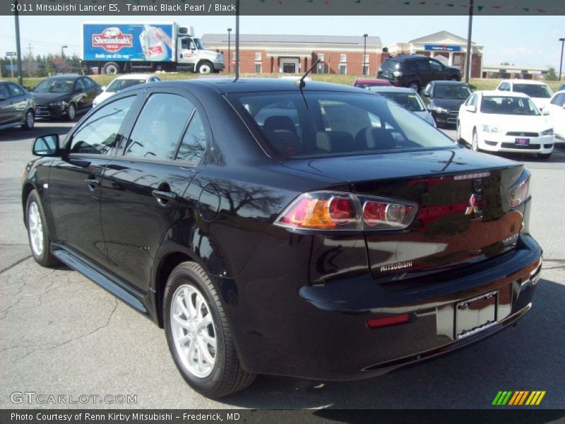 Tarmac Black Pearl / Black 2011 Mitsubishi Lancer ES