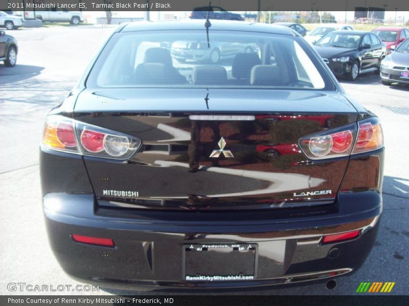 Tarmac Black Pearl / Black 2011 Mitsubishi Lancer ES