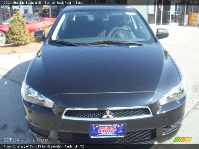 Tarmac Black Pearl / Black 2011 Mitsubishi Lancer ES