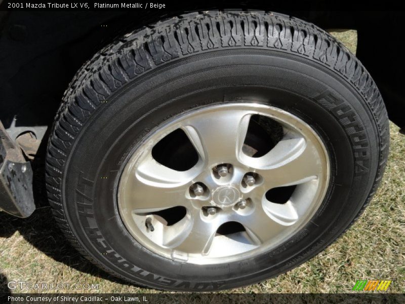 Platinum Metallic / Beige 2001 Mazda Tribute LX V6