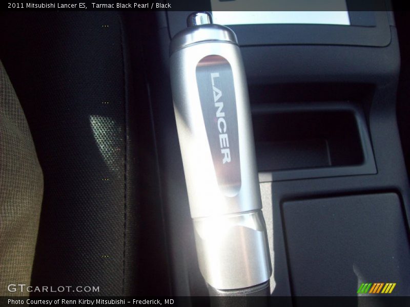 Tarmac Black Pearl / Black 2011 Mitsubishi Lancer ES