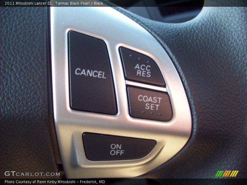 Tarmac Black Pearl / Black 2011 Mitsubishi Lancer ES