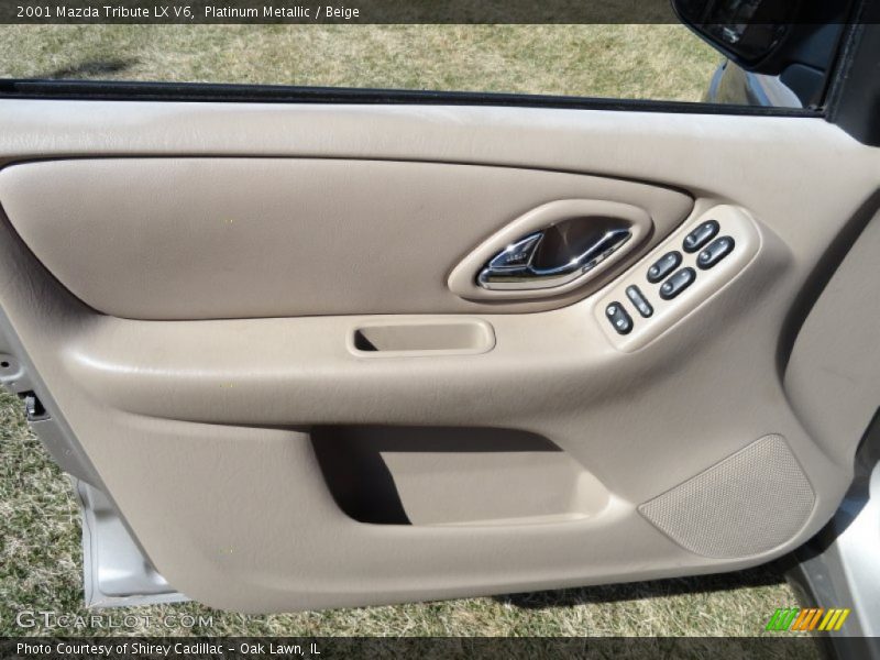 Platinum Metallic / Beige 2001 Mazda Tribute LX V6