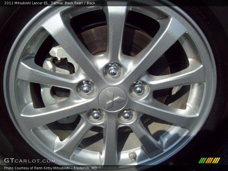 Tarmac Black Pearl / Black 2011 Mitsubishi Lancer ES