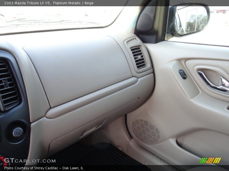Platinum Metallic / Beige 2001 Mazda Tribute LX V6