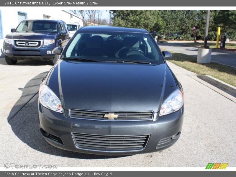 Cyber Gray Metallic / Gray 2011 Chevrolet Impala LT