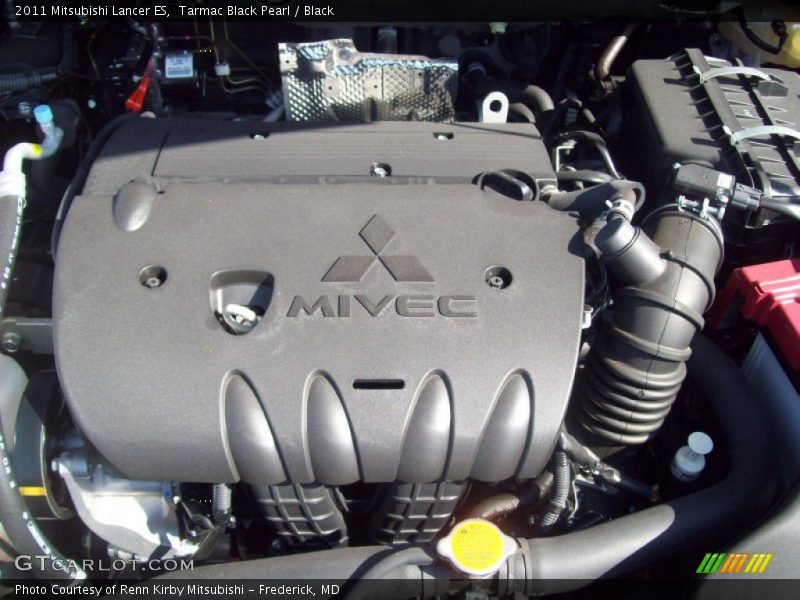 Tarmac Black Pearl / Black 2011 Mitsubishi Lancer ES