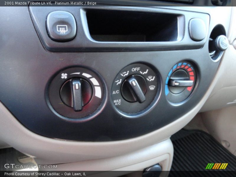Platinum Metallic / Beige 2001 Mazda Tribute LX V6