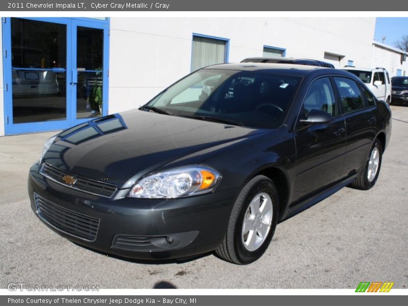 Cyber Gray Metallic / Gray 2011 Chevrolet Impala LT