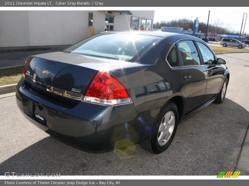 Cyber Gray Metallic / Gray 2011 Chevrolet Impala LT