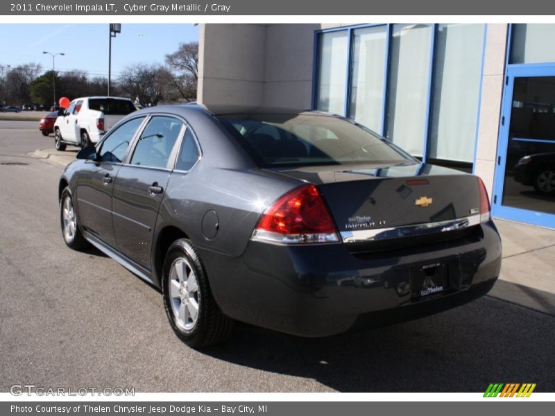 Cyber Gray Metallic / Gray 2011 Chevrolet Impala LT