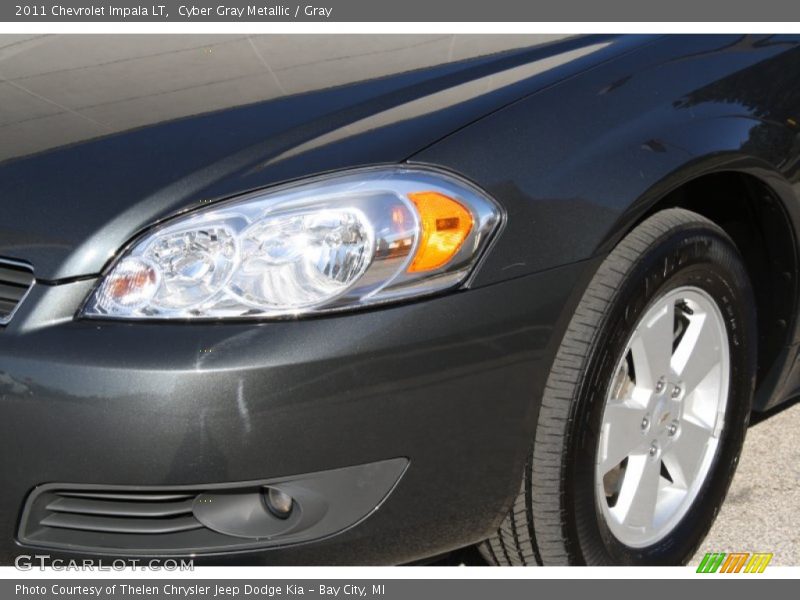 Cyber Gray Metallic / Gray 2011 Chevrolet Impala LT