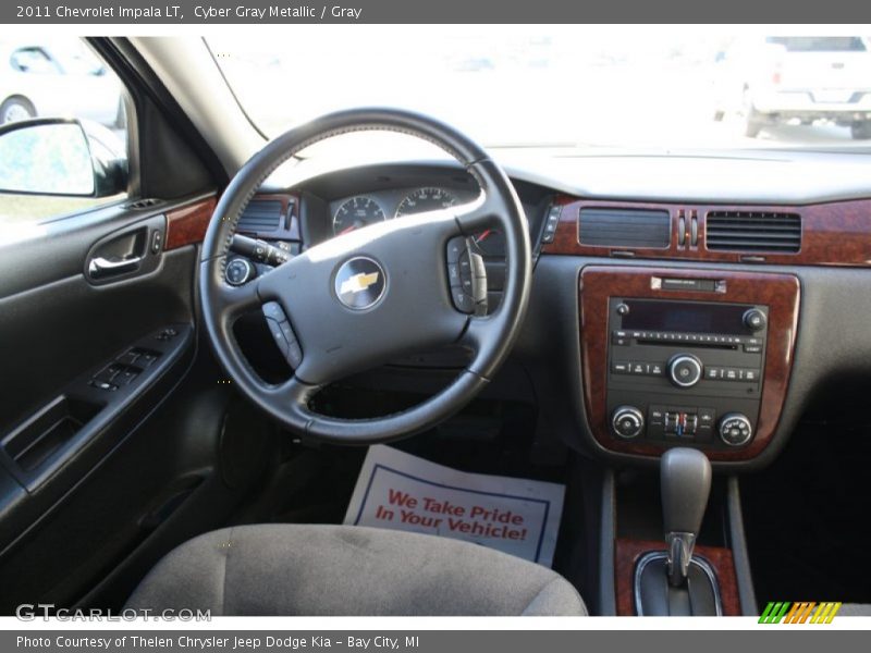 Cyber Gray Metallic / Gray 2011 Chevrolet Impala LT