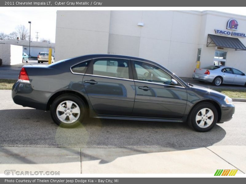 Cyber Gray Metallic / Gray 2011 Chevrolet Impala LT