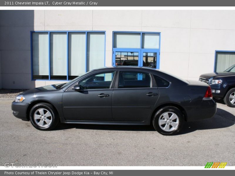 Cyber Gray Metallic / Gray 2011 Chevrolet Impala LT