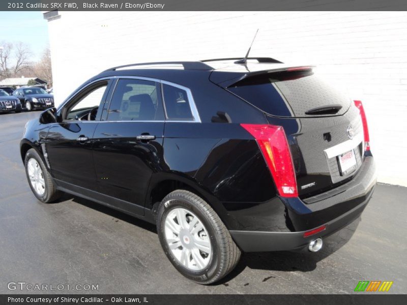 Black Raven / Ebony/Ebony 2012 Cadillac SRX FWD