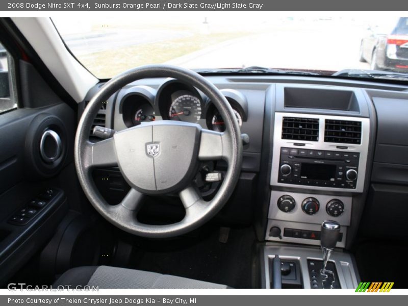 Sunburst Orange Pearl / Dark Slate Gray/Light Slate Gray 2008 Dodge Nitro SXT 4x4
