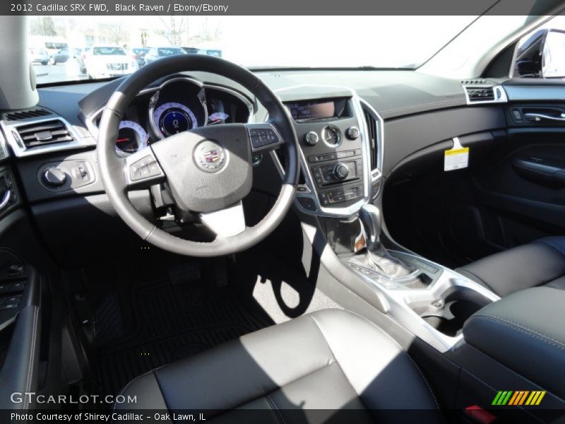 Black Raven / Ebony/Ebony 2012 Cadillac SRX FWD
