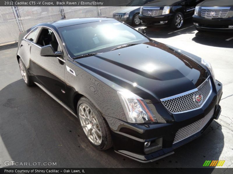 Black Raven / Ebony/Ebony 2012 Cadillac CTS -V Coupe