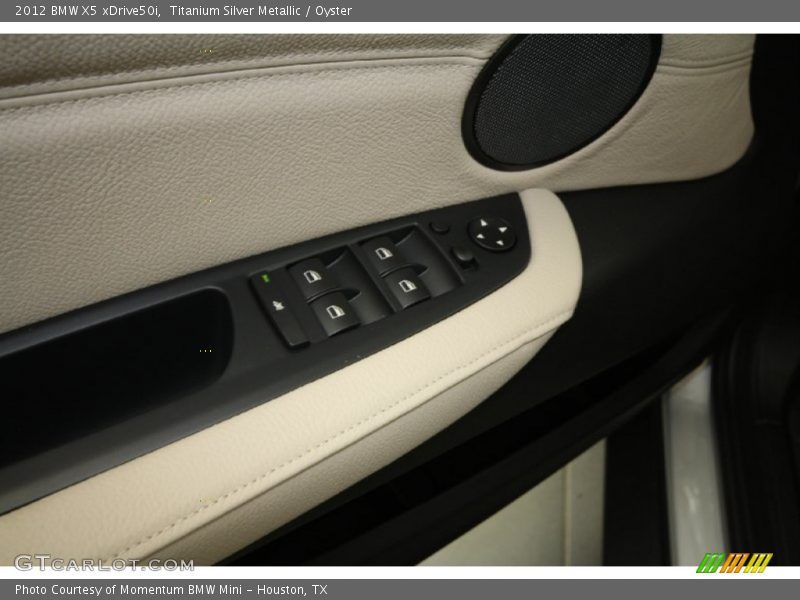 Titanium Silver Metallic / Oyster 2012 BMW X5 xDrive50i