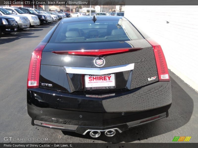 Black Raven / Ebony/Ebony 2012 Cadillac CTS -V Coupe