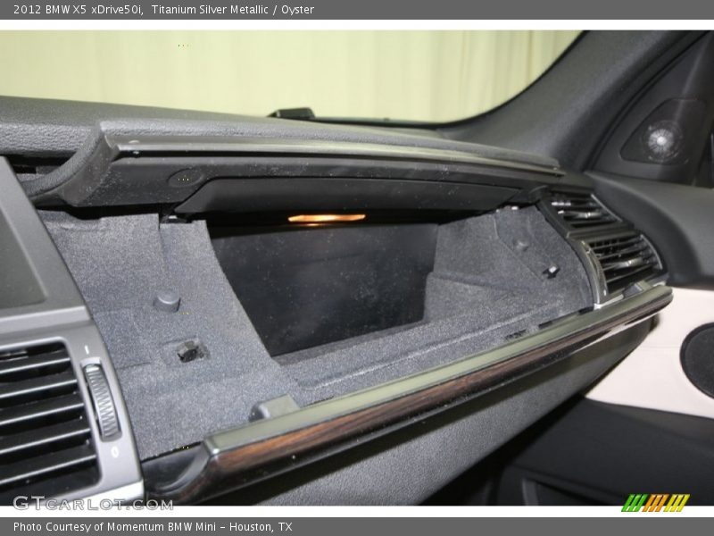Titanium Silver Metallic / Oyster 2012 BMW X5 xDrive50i