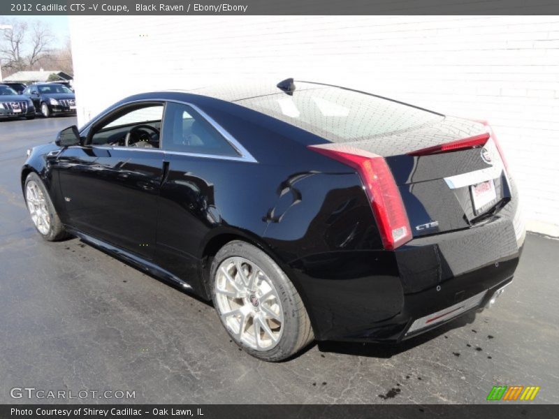 Black Raven / Ebony/Ebony 2012 Cadillac CTS -V Coupe