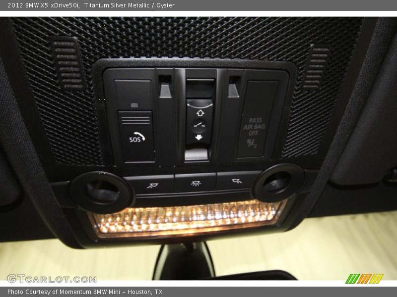 Titanium Silver Metallic / Oyster 2012 BMW X5 xDrive50i