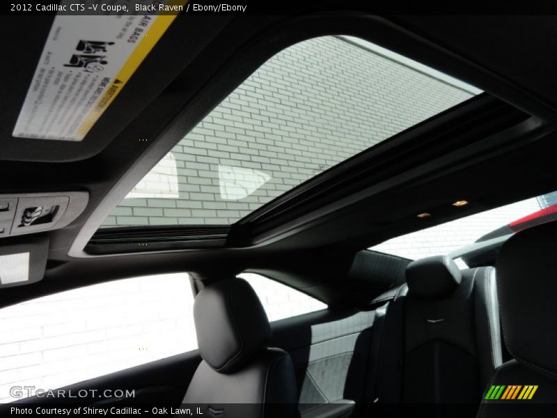 Black Raven / Ebony/Ebony 2012 Cadillac CTS -V Coupe