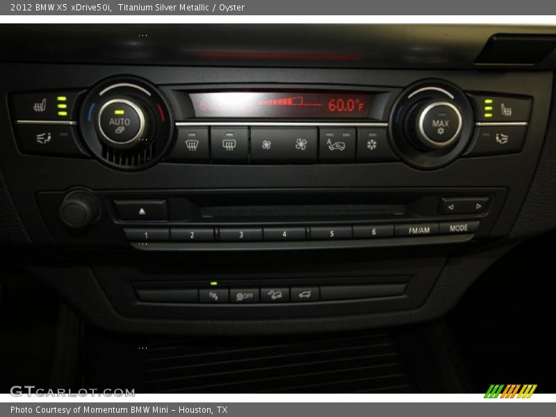 Titanium Silver Metallic / Oyster 2012 BMW X5 xDrive50i