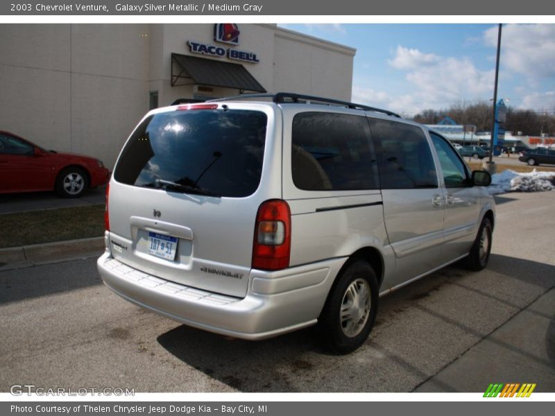 Galaxy Silver Metallic / Medium Gray 2003 Chevrolet Venture