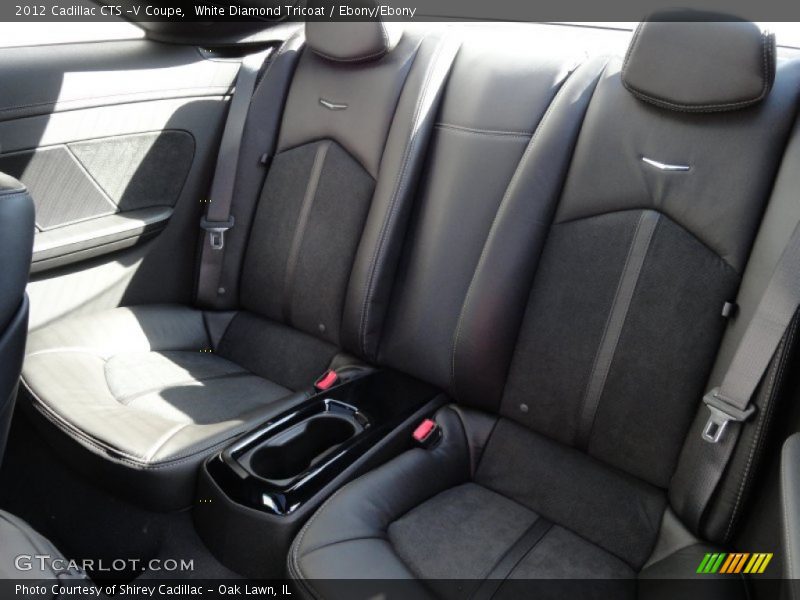 Rear Seat of 2012 CTS -V Coupe