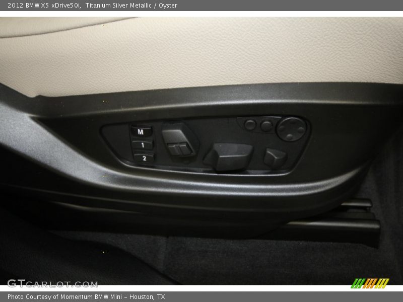 Titanium Silver Metallic / Oyster 2012 BMW X5 xDrive50i