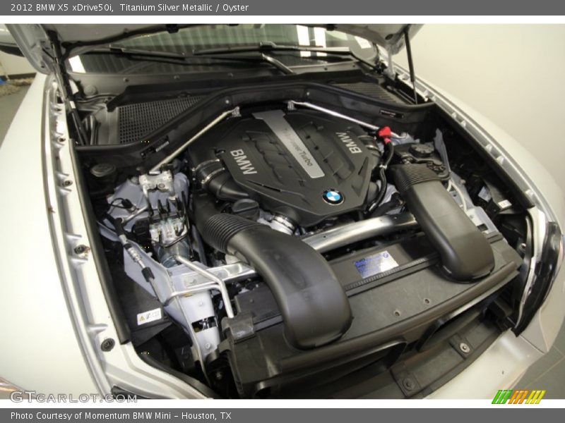 Titanium Silver Metallic / Oyster 2012 BMW X5 xDrive50i