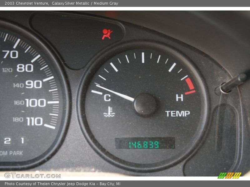 Galaxy Silver Metallic / Medium Gray 2003 Chevrolet Venture