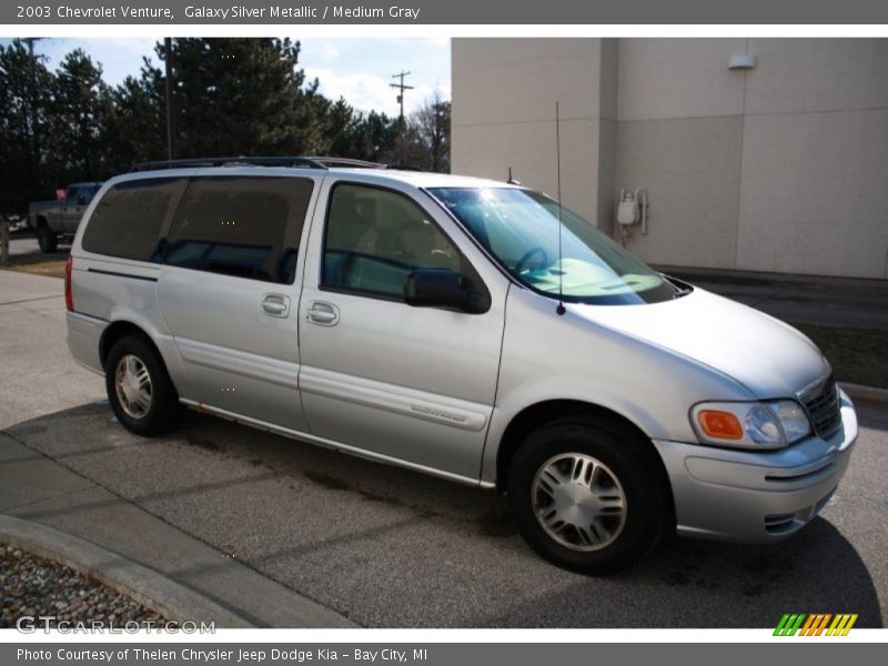 Galaxy Silver Metallic / Medium Gray 2003 Chevrolet Venture