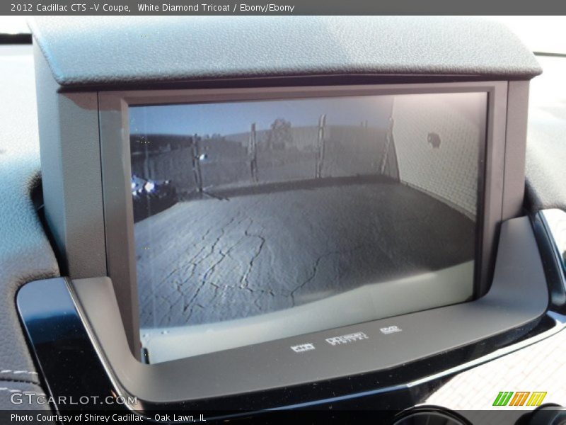 White Diamond Tricoat / Ebony/Ebony 2012 Cadillac CTS -V Coupe