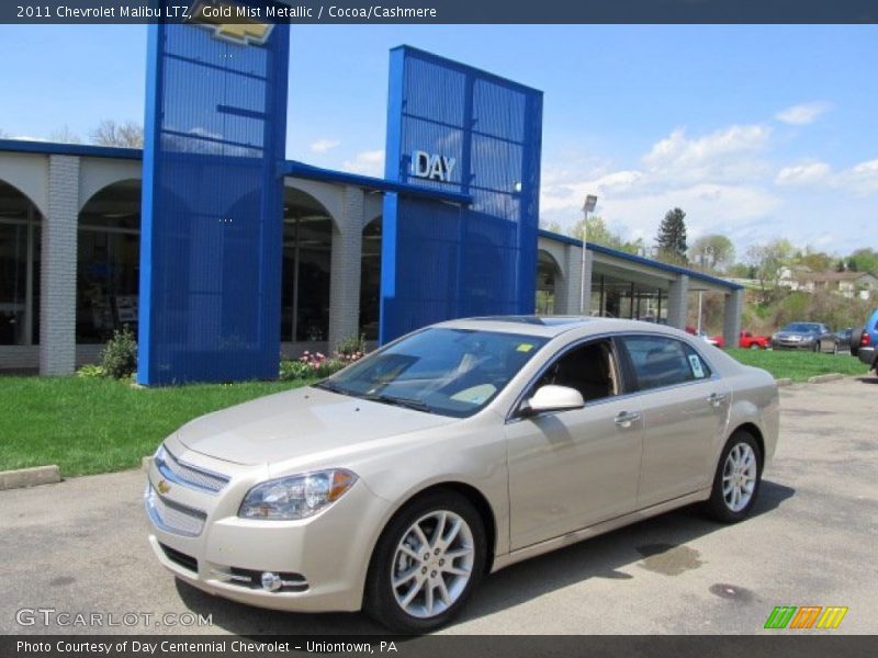 Gold Mist Metallic / Cocoa/Cashmere 2011 Chevrolet Malibu LTZ