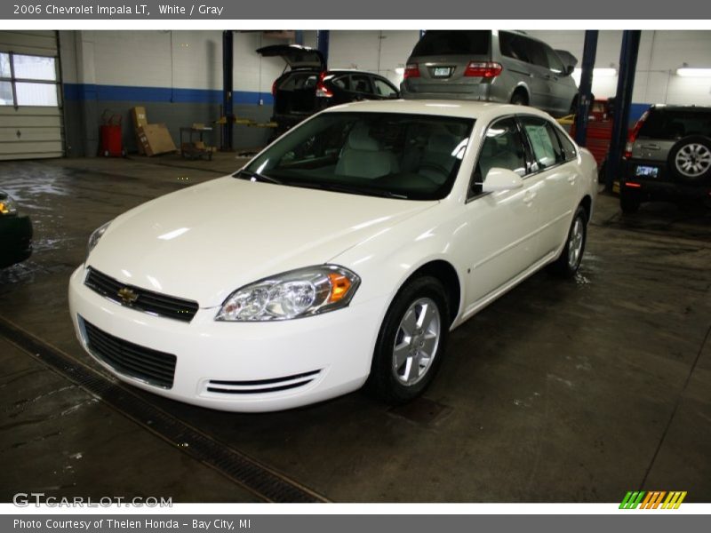 White / Gray 2006 Chevrolet Impala LT