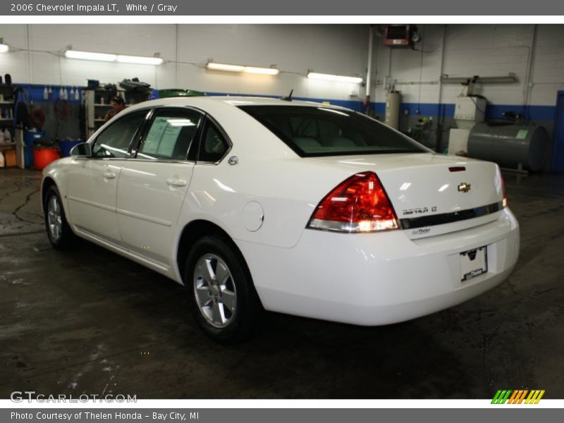 White / Gray 2006 Chevrolet Impala LT