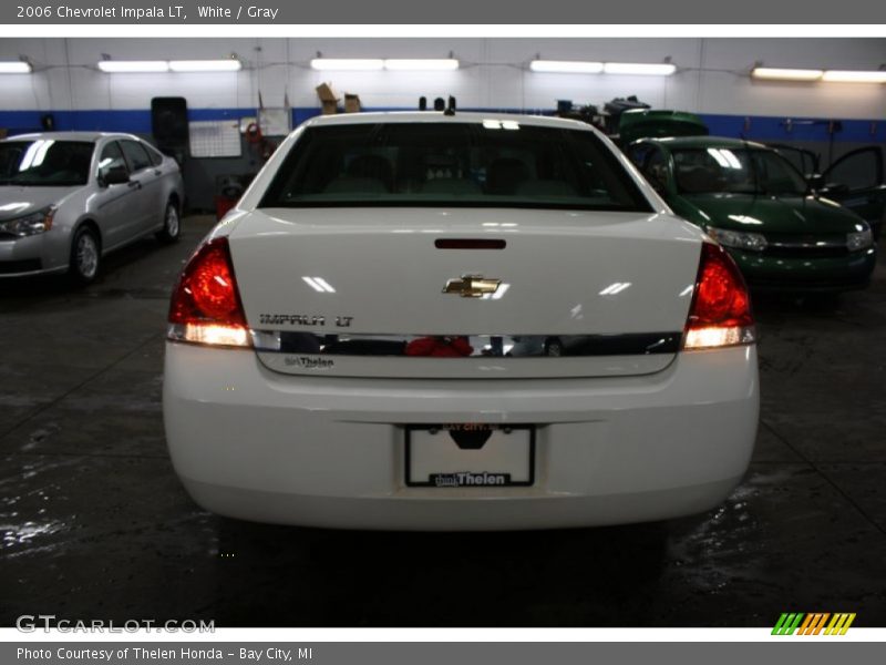 White / Gray 2006 Chevrolet Impala LT
