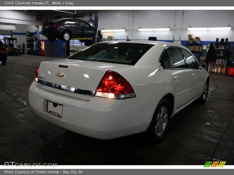 White / Gray 2006 Chevrolet Impala LT