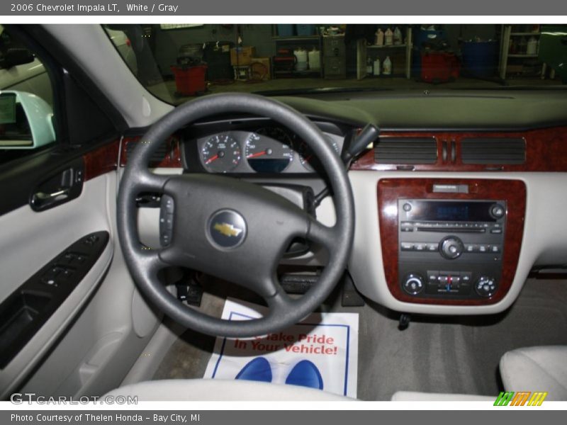 White / Gray 2006 Chevrolet Impala LT