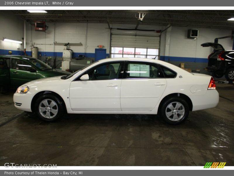 White / Gray 2006 Chevrolet Impala LT