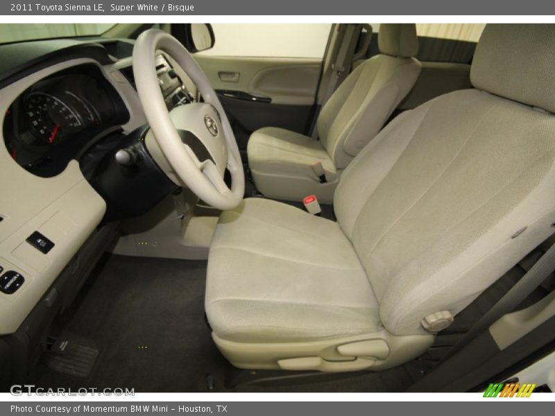 Super White / Bisque 2011 Toyota Sienna LE