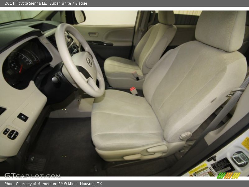 Super White / Bisque 2011 Toyota Sienna LE